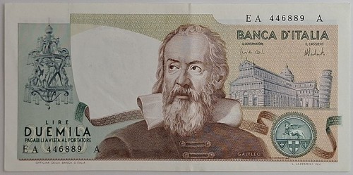 2000 lire galileo galilei - lire,