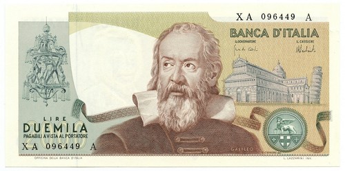2000 lire banca - lire, d'italia