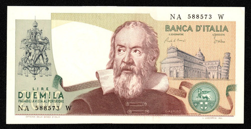 2000 lire galileo galilei - galileo,