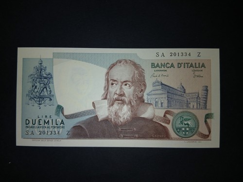 2000 lire galileo errore - galileo,