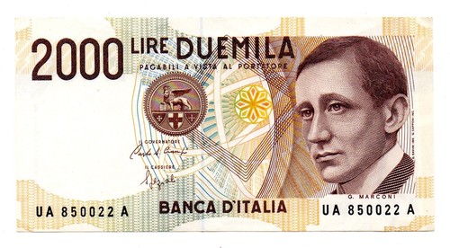 Italia banconota da - banconota, 2000