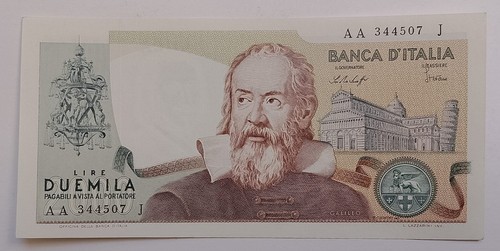 Repubblica 2000 lire galileo - repubblica,
