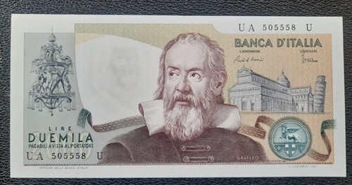 2000 lire galileo decr - ,