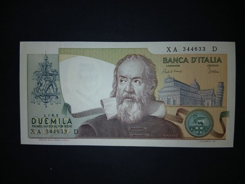 2000 lire galileo - galileo, serie