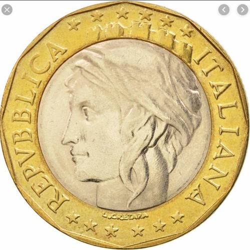 Lire 1000 fdc 1997 confini - lire,