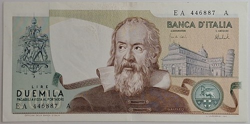 2000 lire galileo - galileo, galilei
