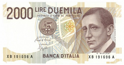 2000 lire d - 2000, d'italia