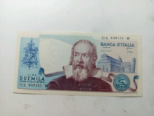 2000 lire galileo lettera - galileo,