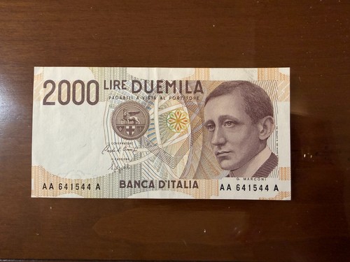 Repubblica banconota lire 2000 - repubblica,