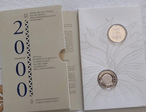 Dittico proof 10000 lire verso - lire,