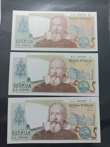 2000 lire banca - lire, d'italia