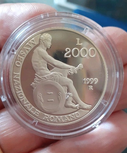Italia 2000 lire argento 1999 - argento,