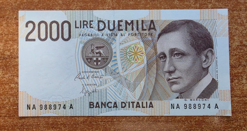 Italia 2000 lire marconi - , fds