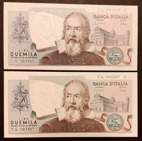 2000 lire galileo galilei - lire,