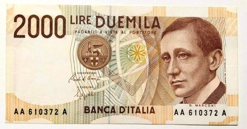 Lotto banconote lire 2000 - da,