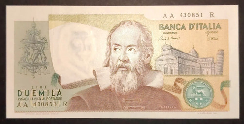 2000 lire galileo - 2000,
