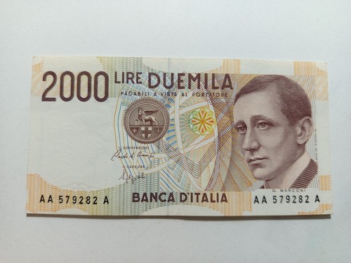 2000 lire marconi - 2000, prima