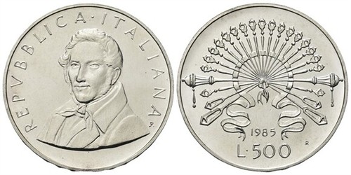 500 1000 lire argento - e,