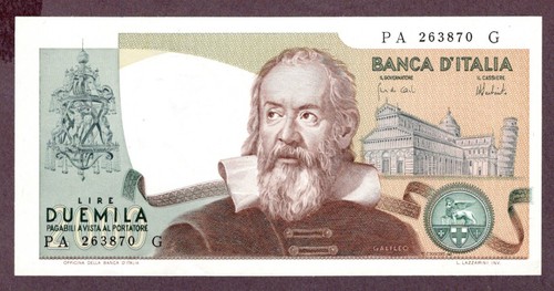 Italia 2000 lire banconota - italia,