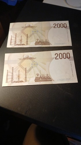 2000 lire marconi lettera - lire,
