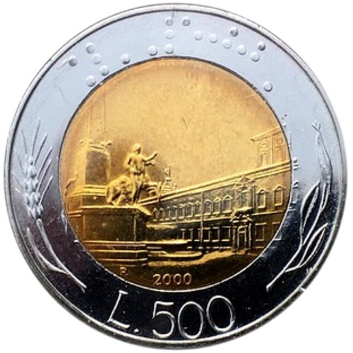 500 lire 2000 - -,