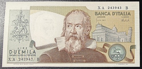 2000 lire galileo serie - ,