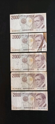 Lotto banconote da 2000 - banconote,