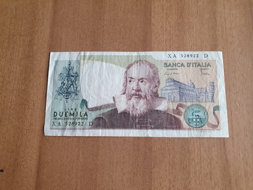 Banconota 2000 lire galileo - banconota,