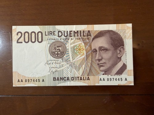 Repubblica banconota lire 2000 - repubblica,