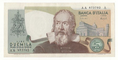 2000 lire galileo prima - 2000,
