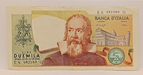 Banconota italia 2000 - italia,