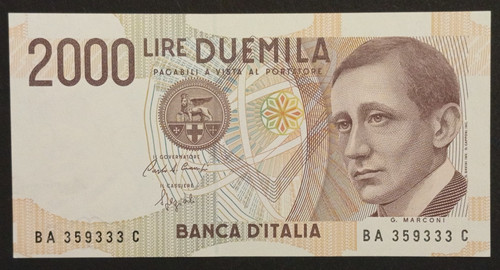 2000 lire 1990 fds - 24/10/1990,