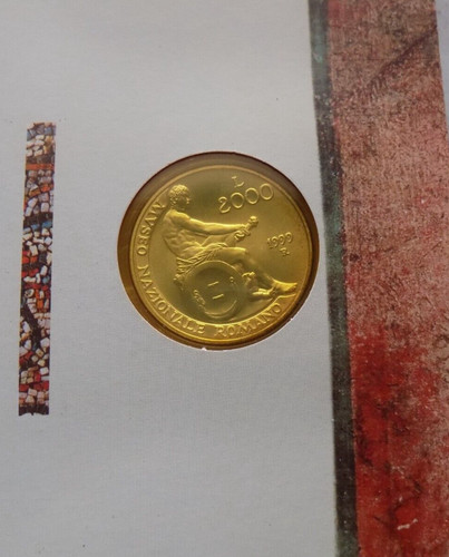2000 lire 1999 fdc museo - lire,