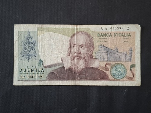 Banconota 2000 lire galileo - da,