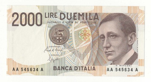 2000 lire marconi - lire,